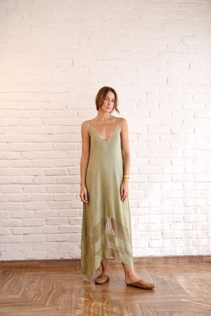 Kiriko Dress | Sage