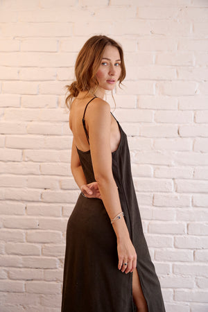 Willow Slip Dress | Noir