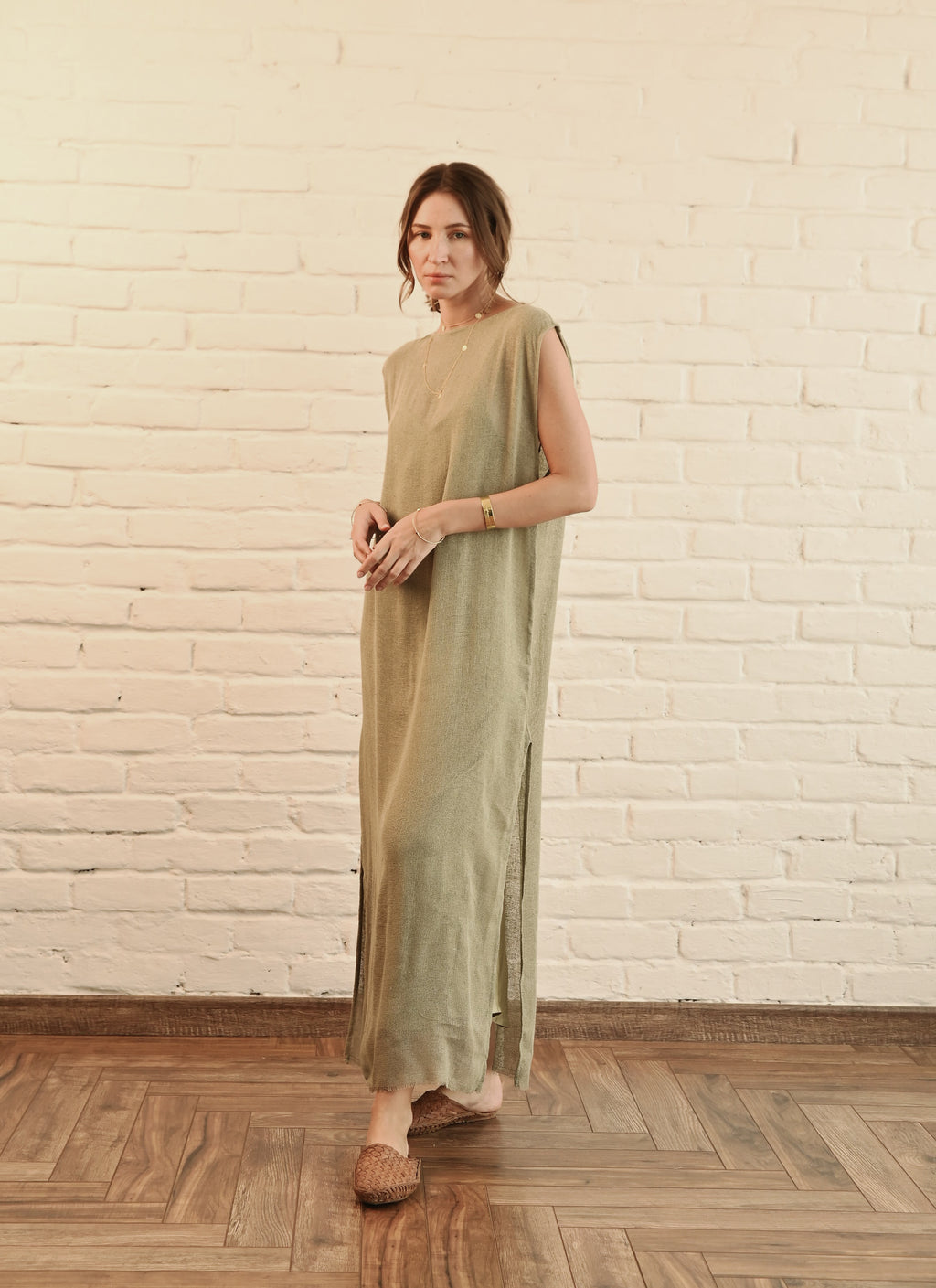 Sandal Dress | Sage