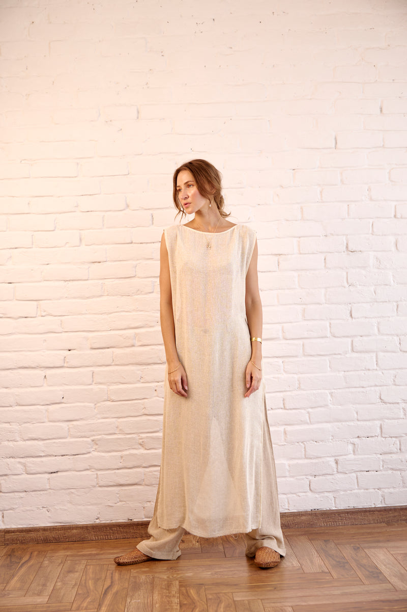 Sandal Dress | Ivory