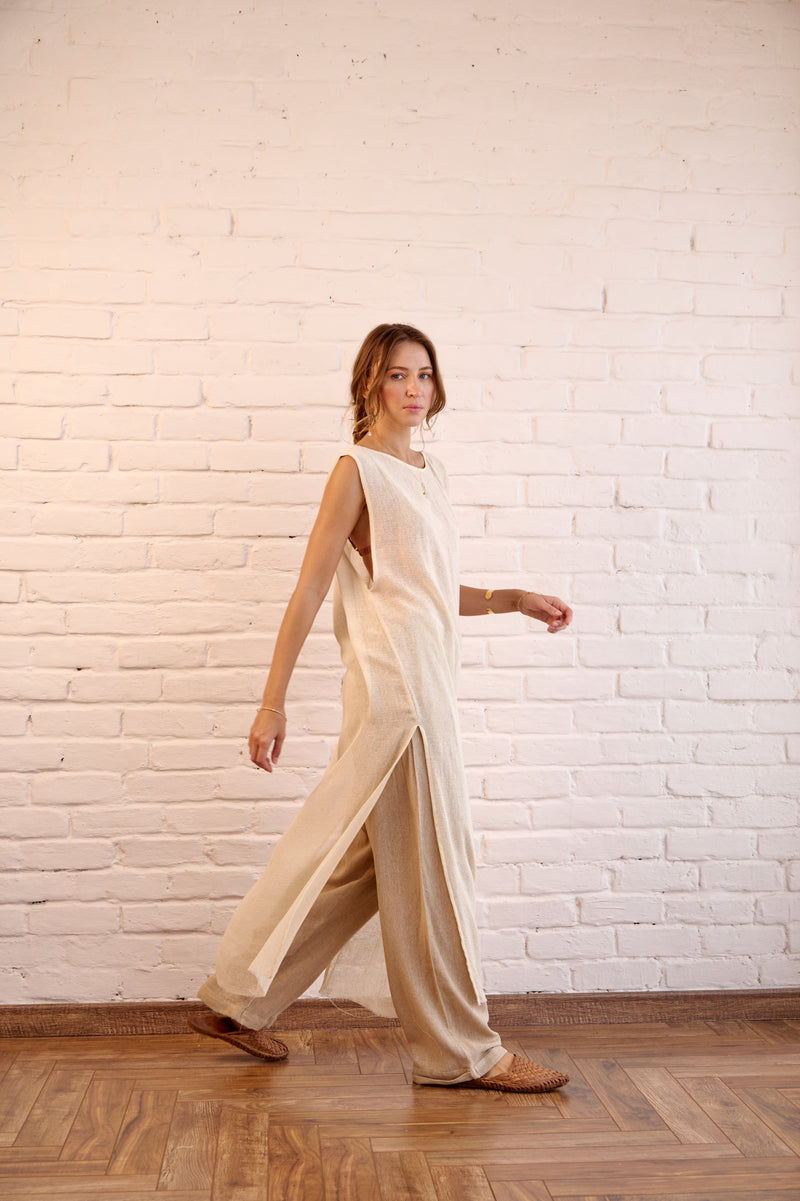 Sandal Dress | Ivory