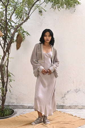 100% Raw Silk Meraki Jacket from Savannah Collection by the White Raven Women Clothing