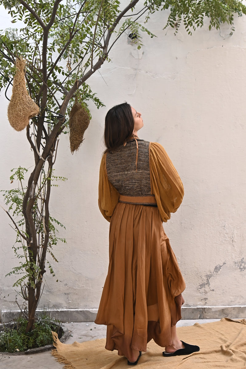 100% Raw Silk Meraki Jacket from Savannah Collection by the White Raven Women Clothing