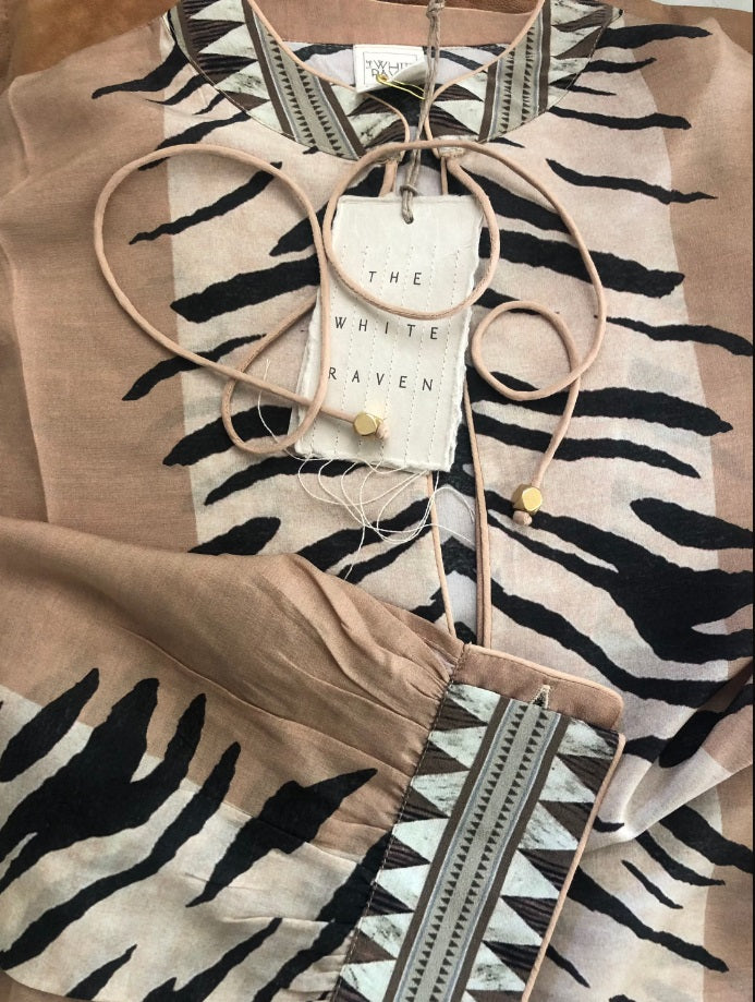 Ella Blouse | Zebra