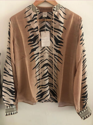 Ella Blouse | Zebra