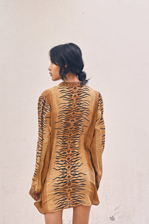 100% Crepe Silk Ella Tunic from Savannah Collection by The White Raven Women Clothing