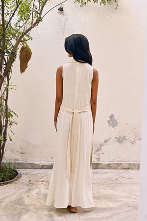 100% Raw Silk Layla Blazer Dress from Savannah Collection by the White Raven Women Clothing