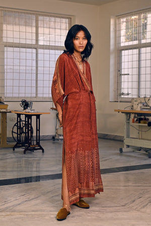 100% Crepe Silk Ayanna Dress from Savannah Collection by The White Raven Women Clothing