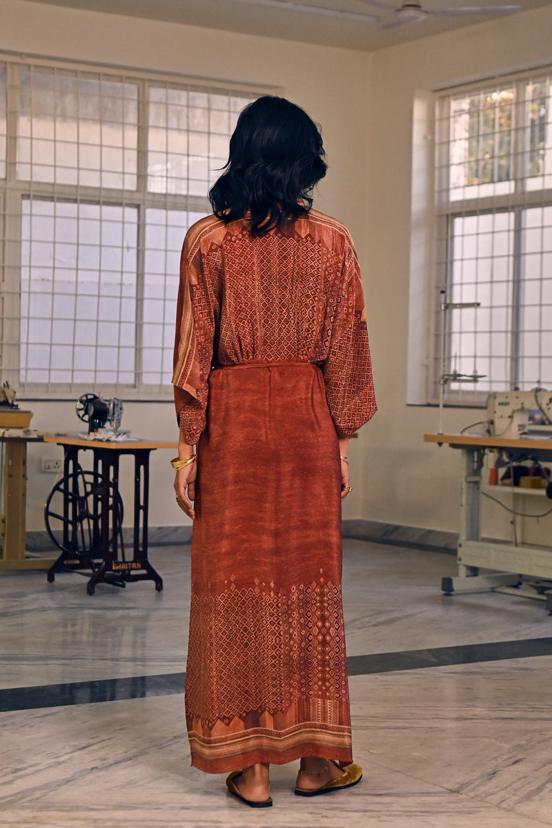 Ayanna Dress | Rust