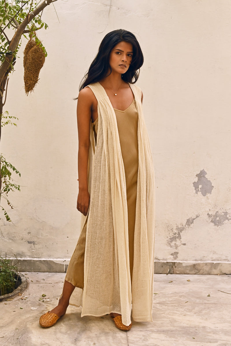 100% Raw Silk Aura Wrap from Savannah Collection by The White Raven Women Clothing